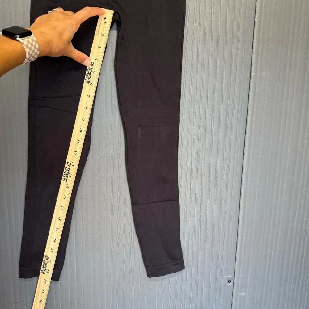 SPANX Black Waistband Stretch Leggings Size Medium